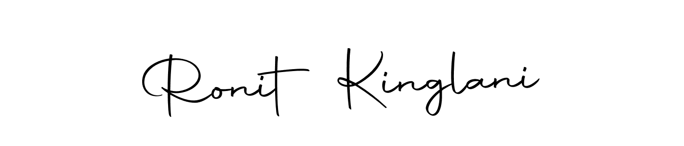 Design your own signature with our free online signature maker. With this signature software, you can create a handwritten (Autography-DOLnW) signature for name Ronit Kinglani. Ronit Kinglani signature style 10 images and pictures png