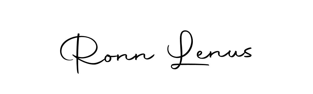 Ronn Lenus stylish signature style. Best Handwritten Sign (Autography-DOLnW) for my name. Handwritten Signature Collection Ideas for my name Ronn Lenus. Ronn Lenus signature style 10 images and pictures png