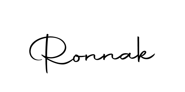 Make a beautiful signature design for name Ronnak. With this signature (Autography-DOLnW) style, you can create a handwritten signature for free. Ronnak signature style 10 images and pictures png