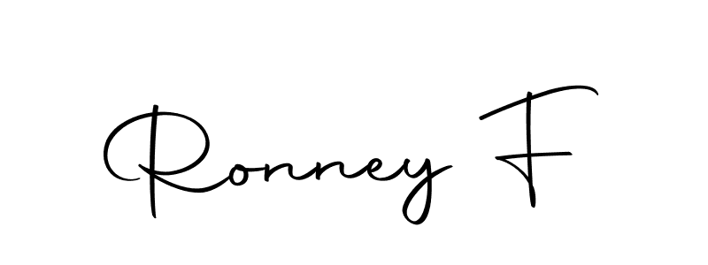 Make a beautiful signature design for name Ronney F. With this signature (Autography-DOLnW) style, you can create a handwritten signature for free. Ronney F signature style 10 images and pictures png