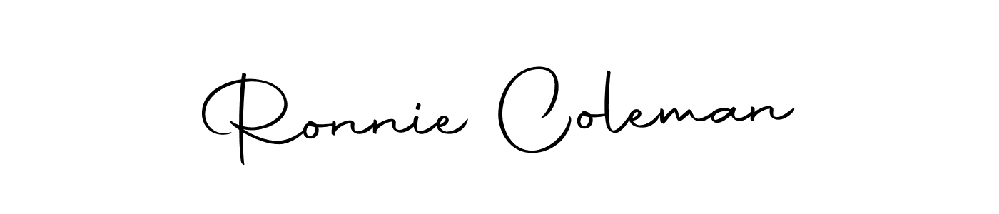 Create a beautiful signature design for name Ronnie Coleman. With this signature (Autography-DOLnW) fonts, you can make a handwritten signature for free. Ronnie Coleman signature style 10 images and pictures png