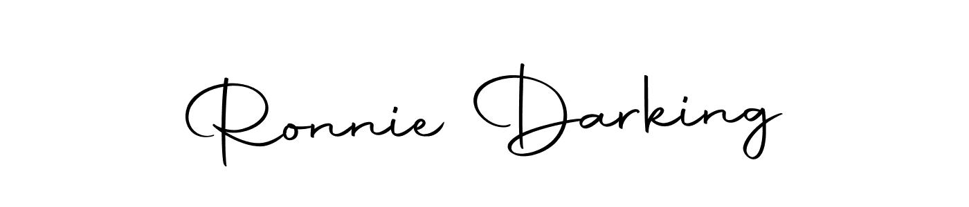 Ronnie Darking stylish signature style. Best Handwritten Sign (Autography-DOLnW) for my name. Handwritten Signature Collection Ideas for my name Ronnie Darking. Ronnie Darking signature style 10 images and pictures png