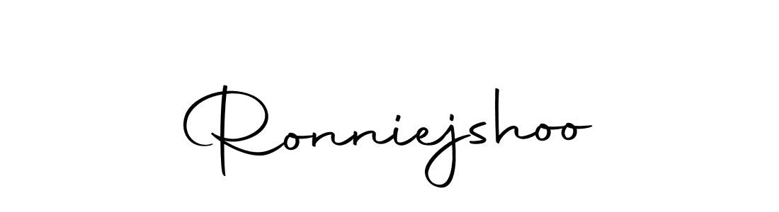 You should practise on your own different ways (Autography-DOLnW) to write your name (Ronniejshoo) in signature. don't let someone else do it for you. Ronniejshoo signature style 10 images and pictures png