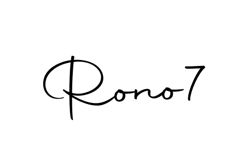 if you are searching for the best signature style for your name Rono7. so please give up your signature search. here we have designed multiple signature styles  using Autography-DOLnW. Rono7 signature style 10 images and pictures png