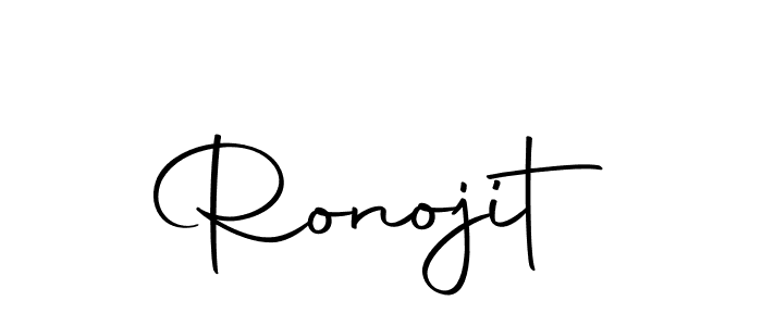 Create a beautiful signature design for name Ronojit. With this signature (Autography-DOLnW) fonts, you can make a handwritten signature for free. Ronojit signature style 10 images and pictures png