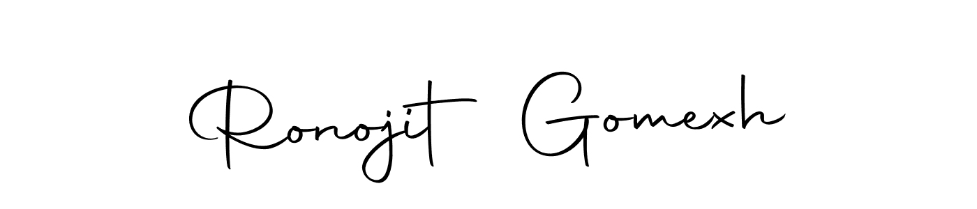 Design your own signature with our free online signature maker. With this signature software, you can create a handwritten (Autography-DOLnW) signature for name Ronojit Gomexh. Ronojit Gomexh signature style 10 images and pictures png