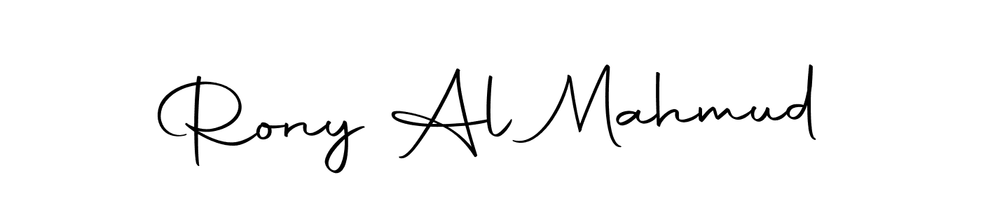 Make a beautiful signature design for name Rony Al Mahmud. With this signature (Autography-DOLnW) style, you can create a handwritten signature for free. Rony Al Mahmud signature style 10 images and pictures png