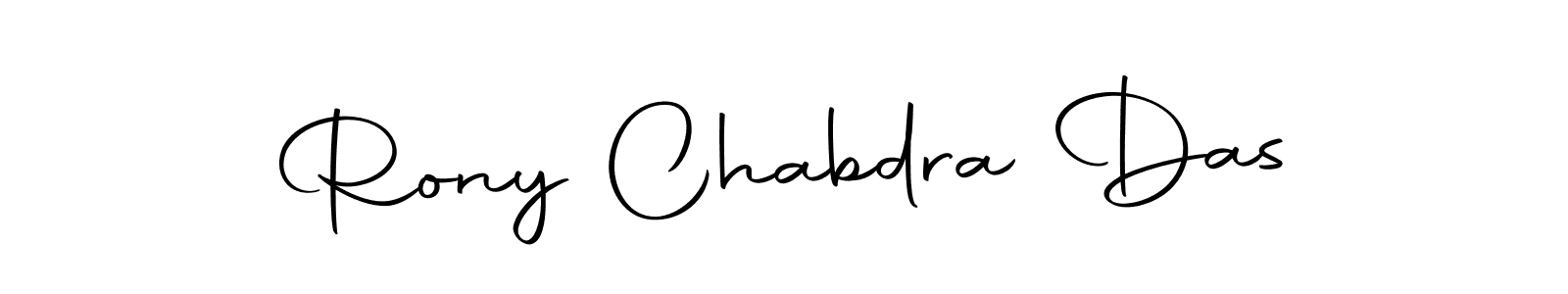 How to make Rony Chabdra Das signature? Autography-DOLnW is a professional autograph style. Create handwritten signature for Rony Chabdra Das name. Rony Chabdra Das signature style 10 images and pictures png