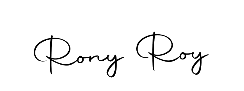 Design your own signature with our free online signature maker. With this signature software, you can create a handwritten (Autography-DOLnW) signature for name Rony Roy. Rony Roy signature style 10 images and pictures png