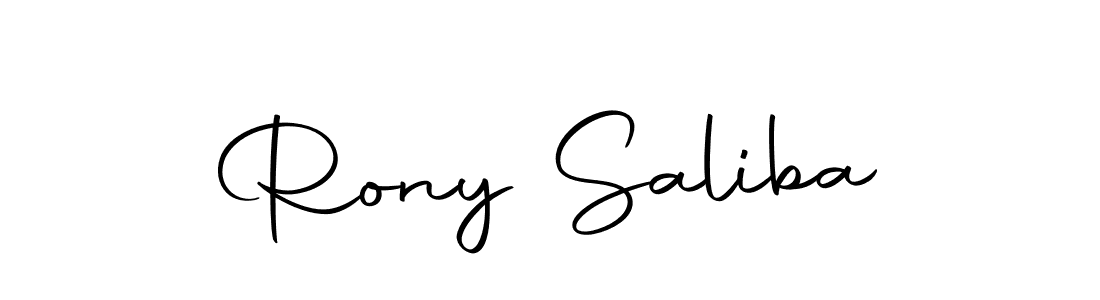It looks lik you need a new signature style for name Rony Saliba. Design unique handwritten (Autography-DOLnW) signature with our free signature maker in just a few clicks. Rony Saliba signature style 10 images and pictures png