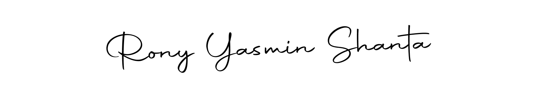 Similarly Autography-DOLnW is the best handwritten signature design. Signature creator online .You can use it as an online autograph creator for name Rony Yasmin Shanta. Rony Yasmin Shanta signature style 10 images and pictures png