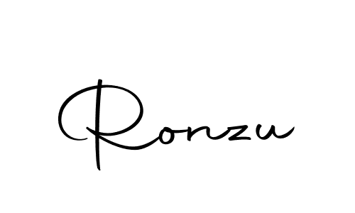 if you are searching for the best signature style for your name Ronzu. so please give up your signature search. here we have designed multiple signature styles  using Autography-DOLnW. Ronzu signature style 10 images and pictures png