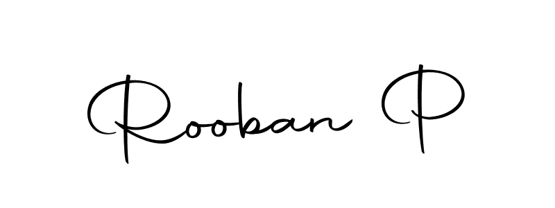 Also we have Rooban P name is the best signature style. Create professional handwritten signature collection using Autography-DOLnW autograph style. Rooban P signature style 10 images and pictures png