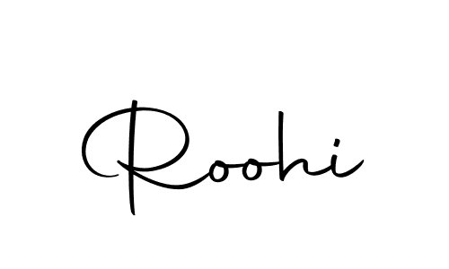 Make a beautiful signature design for name Roohi. Use this online signature maker to create a handwritten signature for free. Roohi signature style 10 images and pictures png