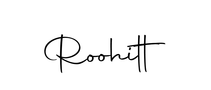 Use a signature maker to create a handwritten signature online. With this signature software, you can design (Autography-DOLnW) your own signature for name Roohitt. Roohitt signature style 10 images and pictures png