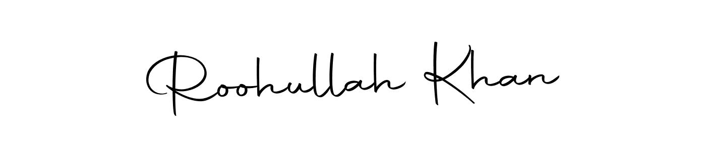 Also we have Roohullah Khan name is the best signature style. Create professional handwritten signature collection using Autography-DOLnW autograph style. Roohullah Khan signature style 10 images and pictures png