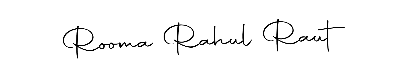 Similarly Autography-DOLnW is the best handwritten signature design. Signature creator online .You can use it as an online autograph creator for name Rooma Rahul Raut. Rooma Rahul Raut signature style 10 images and pictures png