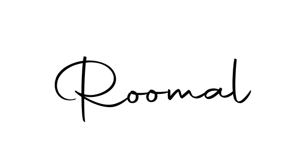 Use a signature maker to create a handwritten signature online. With this signature software, you can design (Autography-DOLnW) your own signature for name Roomal. Roomal signature style 10 images and pictures png