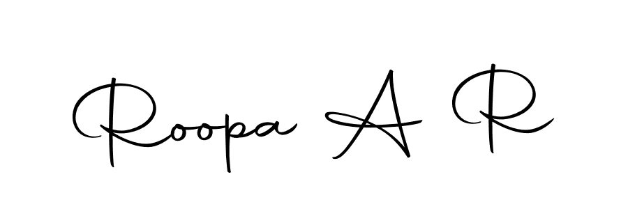 Here are the top 10 professional signature styles for the name Roopa A R. These are the best autograph styles you can use for your name. Roopa A R signature style 10 images and pictures png