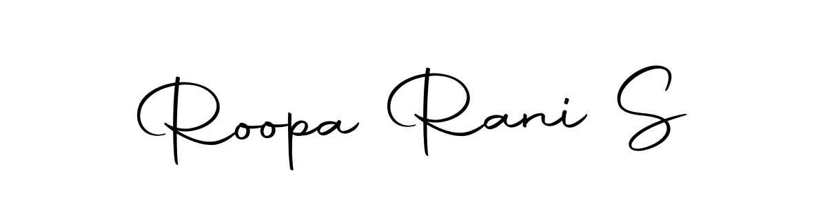 Also You can easily find your signature by using the search form. We will create Roopa Rani S name handwritten signature images for you free of cost using Autography-DOLnW sign style. Roopa Rani S signature style 10 images and pictures png
