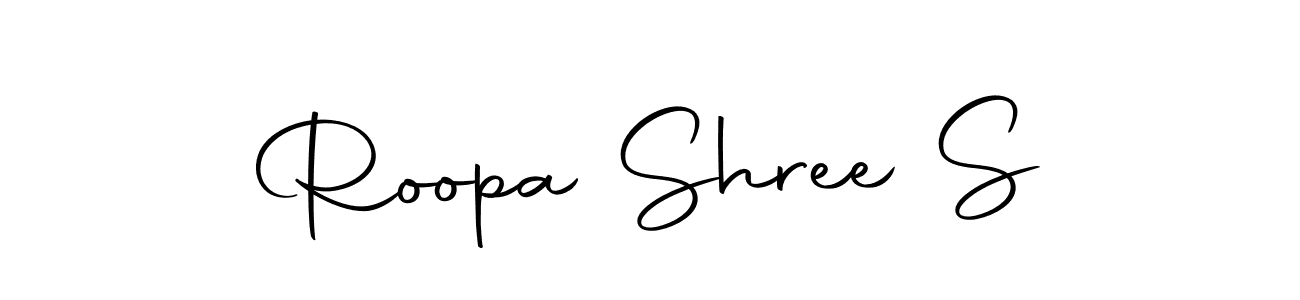 Make a beautiful signature design for name Roopa Shree S. With this signature (Autography-DOLnW) style, you can create a handwritten signature for free. Roopa Shree S signature style 10 images and pictures png