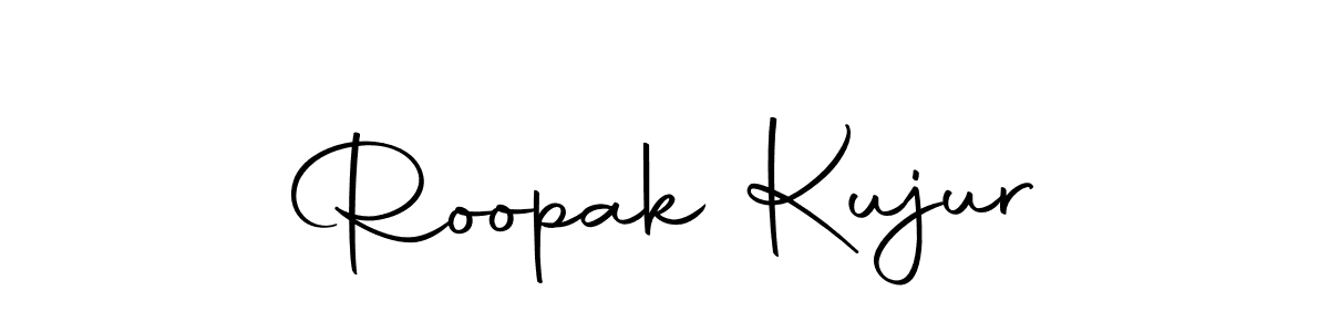 How to make Roopak Kujur name signature. Use Autography-DOLnW style for creating short signs online. This is the latest handwritten sign. Roopak Kujur signature style 10 images and pictures png