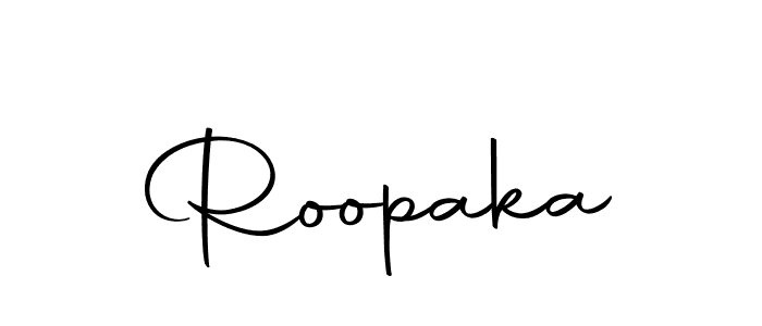 if you are searching for the best signature style for your name Roopaka. so please give up your signature search. here we have designed multiple signature styles  using Autography-DOLnW. Roopaka signature style 10 images and pictures png