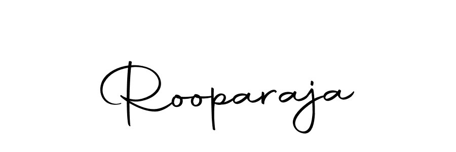 Make a beautiful signature design for name Rooparaja. With this signature (Autography-DOLnW) style, you can create a handwritten signature for free. Rooparaja signature style 10 images and pictures png