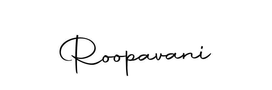 Make a beautiful signature design for name Roopavani. With this signature (Autography-DOLnW) style, you can create a handwritten signature for free. Roopavani signature style 10 images and pictures png