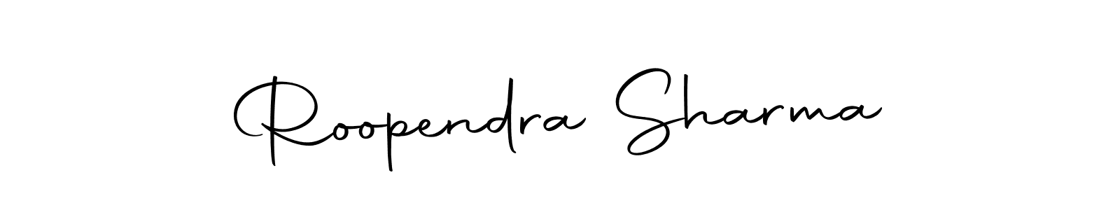 Make a short Roopendra Sharma signature style. Manage your documents anywhere anytime using Autography-DOLnW. Create and add eSignatures, submit forms, share and send files easily. Roopendra Sharma signature style 10 images and pictures png