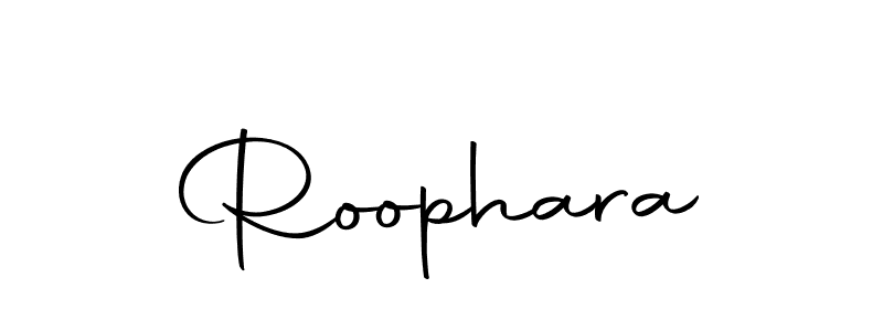 Roophara stylish signature style. Best Handwritten Sign (Autography-DOLnW) for my name. Handwritten Signature Collection Ideas for my name Roophara. Roophara signature style 10 images and pictures png