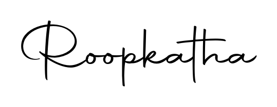 Give your name Roopkatha an exquisite flair with the Autography-DOLnW script font. Ideal for contracts, resumes, and formal letterheads. Roopkatha signature style 10 images and pictures png