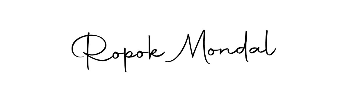 Make a beautiful signature design for name Ropok Mondal. Use this online signature maker to create a handwritten signature for free. Ropok Mondal signature style 10 images and pictures png