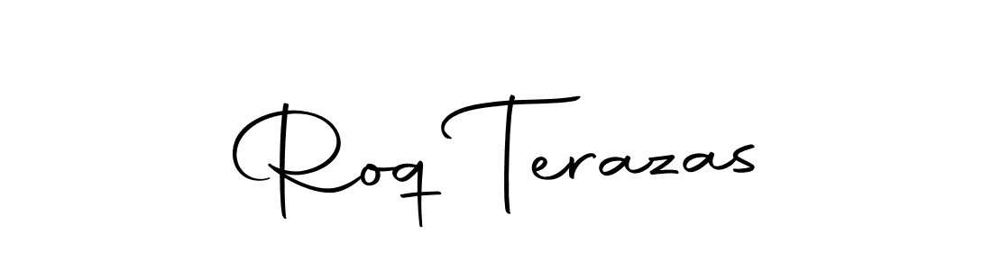 Design your own signature with our free online signature maker. With this signature software, you can create a handwritten (Autography-DOLnW) signature for name Roq Terazas. Roq Terazas signature style 10 images and pictures png