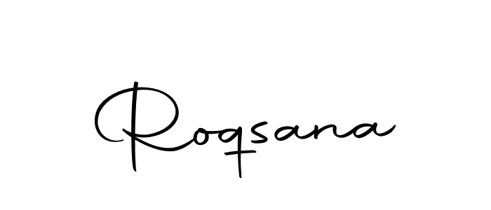 Roqsana stylish signature style. Best Handwritten Sign (Autography-DOLnW) for my name. Handwritten Signature Collection Ideas for my name Roqsana. Roqsana signature style 10 images and pictures png