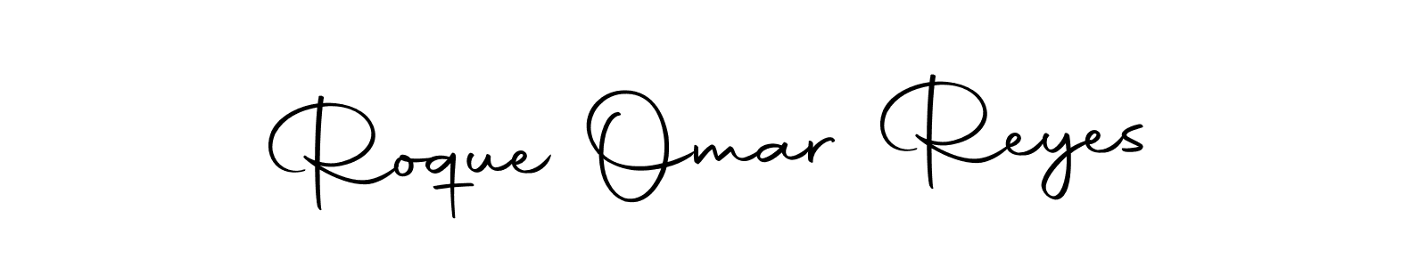 Design your own signature with our free online signature maker. With this signature software, you can create a handwritten (Autography-DOLnW) signature for name Roque Omar Reyes. Roque Omar Reyes signature style 10 images and pictures png
