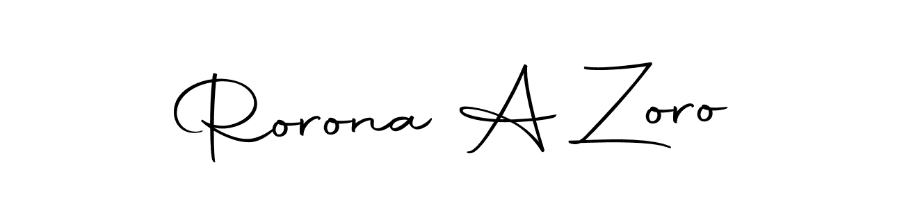 You should practise on your own different ways (Autography-DOLnW) to write your name (Rorona A Zoro) in signature. don't let someone else do it for you. Rorona A Zoro signature style 10 images and pictures png