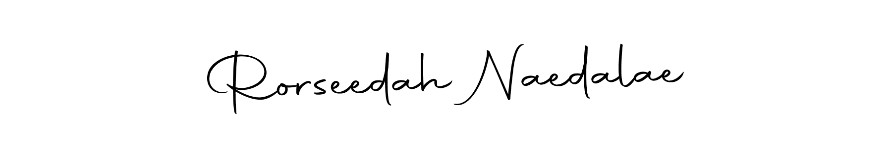 if you are searching for the best signature style for your name Rorseedah Naedalae. so please give up your signature search. here we have designed multiple signature styles  using Autography-DOLnW. Rorseedah Naedalae signature style 10 images and pictures png