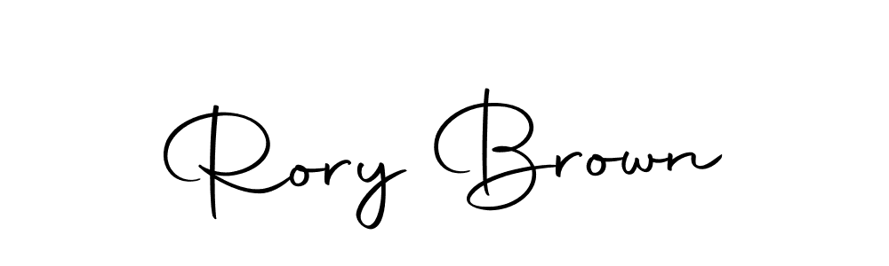 Use a signature maker to create a handwritten signature online. With this signature software, you can design (Autography-DOLnW) your own signature for name Rory Brown. Rory Brown signature style 10 images and pictures png