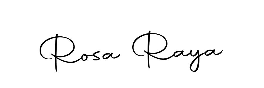 Use a signature maker to create a handwritten signature online. With this signature software, you can design (Autography-DOLnW) your own signature for name Rosa Raya. Rosa Raya signature style 10 images and pictures png