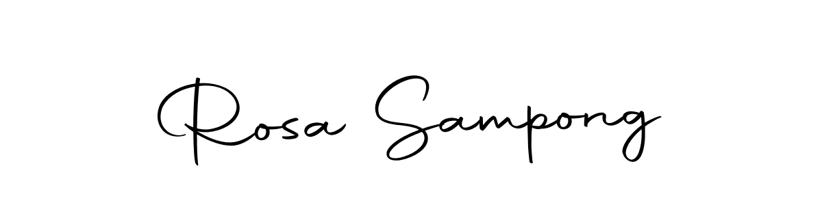 Similarly Autography-DOLnW is the best handwritten signature design. Signature creator online .You can use it as an online autograph creator for name Rosa Sampong. Rosa Sampong signature style 10 images and pictures png