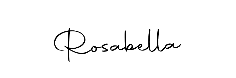 You should practise on your own different ways (Autography-DOLnW) to write your name (Rosabella) in signature. don't let someone else do it for you. Rosabella signature style 10 images and pictures png