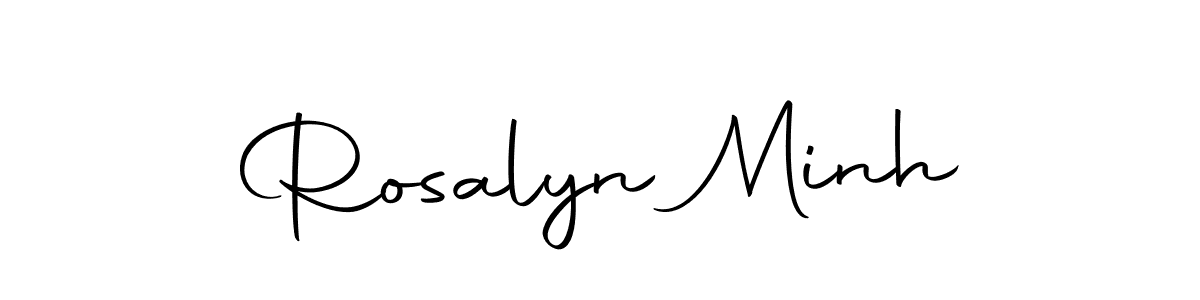 Make a short Rosalyn Minh signature style. Manage your documents anywhere anytime using Autography-DOLnW. Create and add eSignatures, submit forms, share and send files easily. Rosalyn Minh signature style 10 images and pictures png