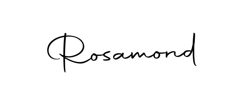 Use a signature maker to create a handwritten signature online. With this signature software, you can design (Autography-DOLnW) your own signature for name Rosamond. Rosamond signature style 10 images and pictures png