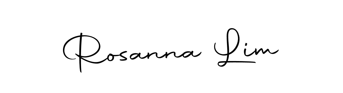 Make a beautiful signature design for name Rosanna Lim. With this signature (Autography-DOLnW) style, you can create a handwritten signature for free. Rosanna Lim signature style 10 images and pictures png