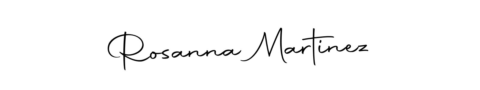 Make a beautiful signature design for name Rosanna Martinez. With this signature (Autography-DOLnW) style, you can create a handwritten signature for free. Rosanna Martinez signature style 10 images and pictures png