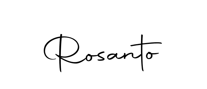 if you are searching for the best signature style for your name Rosanto. so please give up your signature search. here we have designed multiple signature styles  using Autography-DOLnW. Rosanto signature style 10 images and pictures png