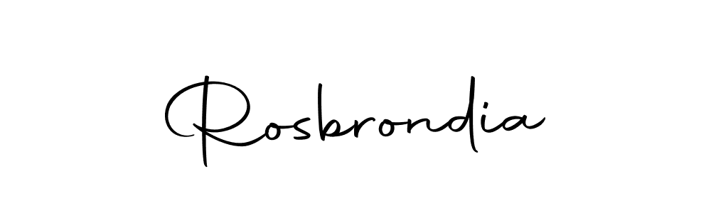 Make a beautiful signature design for name Rosbrondia. Use this online signature maker to create a handwritten signature for free. Rosbrondia signature style 10 images and pictures png