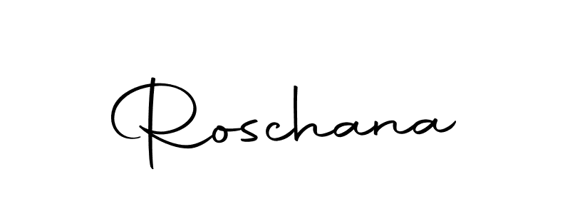 Use a signature maker to create a handwritten signature online. With this signature software, you can design (Autography-DOLnW) your own signature for name Roschana. Roschana signature style 10 images and pictures png