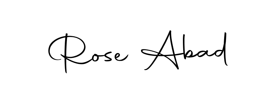 You can use this online signature creator to create a handwritten signature for the name Rose Abad. This is the best online autograph maker. Rose Abad signature style 10 images and pictures png